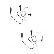 Plantronics 2 Pack Maxtop ASK4038-M9 2-Wire Clear Coil Surveillance Headphone for Motorola MTP850...