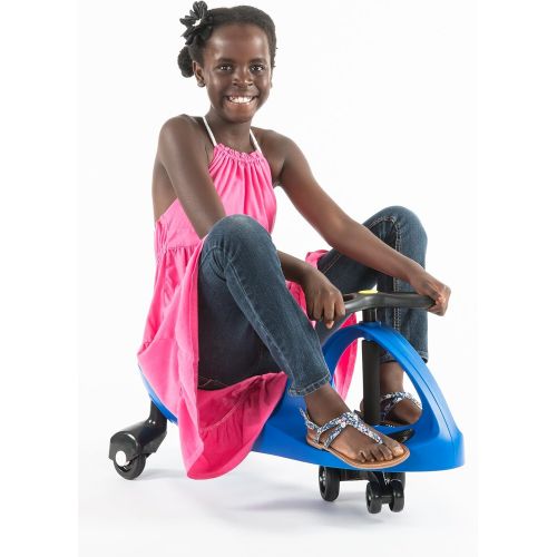  The Original PlasmaCar by PlaSmart  Blue  Ride On Toy, Ages 3 yrs and Up, No batteries, gears, or pedals, Twist, Turn, Wiggle for endless fun