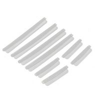 Plastic Auto Car Door Edge Scratch Strip Protector Guards Clear 8 in 1