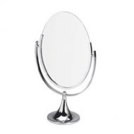 Plastic Mannequins Tabletop Oval Mirror, Round Base