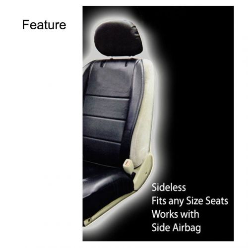  Plasticolor New Pair of Jeep Logo Universal Sideless Car SUV Seat Cover w HeadRest Cover