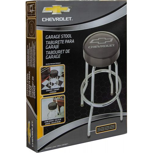 Plasticolor 004790R01 Black/Grey Garage Stool (Chevrolet)