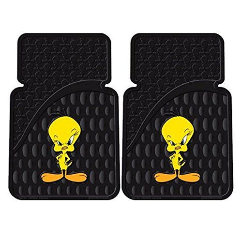  Plasticolor Tweety Bird Rubber Car Floor Mats