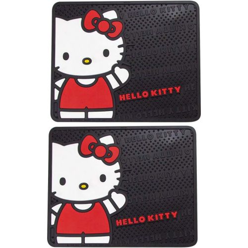  Plasticolor Hello Kitty Sanrio Waving Front & Rear Car Truck SUV Seat Rubber Floor Mats