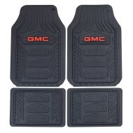 Plasticolor 001665R01 GMC Logo WeatherPro Heavy Duty Car Truck SUV Front and Rear 4 Piece Floor Mats