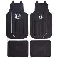 Plasticolor Honda Elite Logo 4 Piece Car Truck SUV Front & Rear Rubber Floor Mats Set