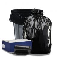 Plasticplace Black Garbage Bags,12-16 Gallon,24x31,1.2 Mil, 250/Case
