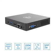 Plater Z83-W Fanless Mini PC, Intel Cherry Trail x5-Z8350 (up to 1.92 GHz), 2GB/32GB/ 4K/ 1000M LAN/ 2.4+5.8GHz WiFi/BT 4.0/ HDMI&VGA/Support Auto Power On