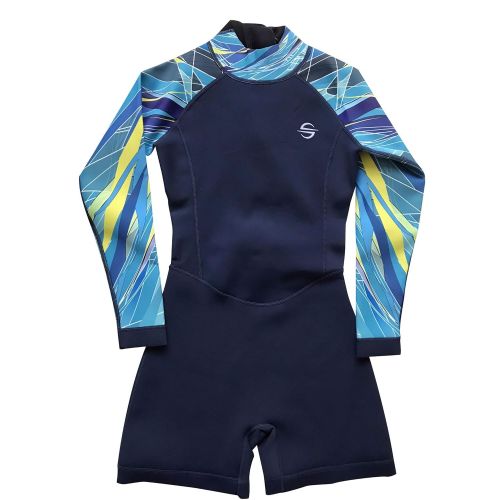  Platinum Sun NeopreneLycra 2.0mm Shorty Wetsuit Women