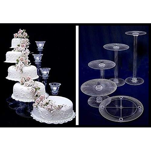  Platinumcakeware 5 Tier Cascade Wedding Cake Stand (STYLE R500)