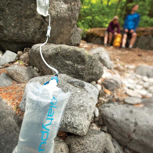  [아마존베스트]Platypus GravityWorks 2.0 Liter Complete Water Filter Kit for Camping and Backpacking, Compatible with Hydration Bladders and Water Bottles