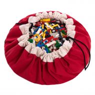Play&Go Play Mat and Toy Storage Bag - Durable Floor Activity Organizer Mat - Large Drawstring Portable...