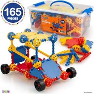 Play22 Building Toys For Kids 165 Set - STEM Educational Construction Toys - Building Blocks For Kids 3+ Best Toy Blocks Gift For Boys and Girls - Great Educational Toys Building S