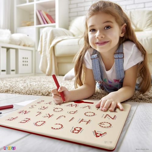  [아마존 핫딜] [아마존핫딜]Play22 Magnetic Drawing Board - STEM Educational Learning ABC Letters Kids Drawing Board - Writing Board for Kids Erasable - Magnetic Doodle Board - Includes A Pen - Best Gift For