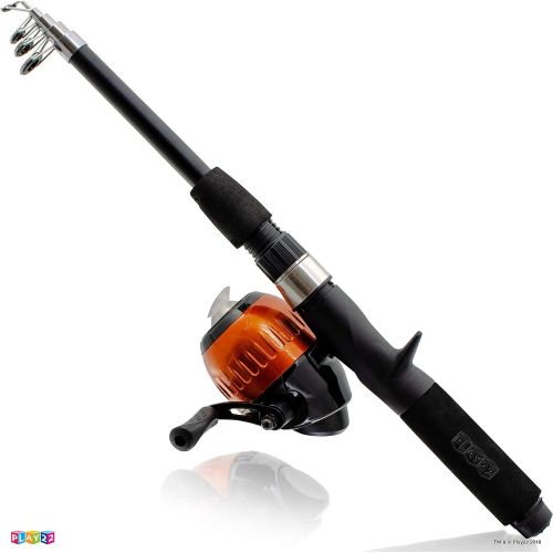  Play22 Fishing Pole For Kids - 32 Set Kids Fishing Rod Combos - Kids Fishing Poles Includes Fishing Tackle, Fishing Gear, Fishing Lures, Net, Carry On Bag, Fully Fishing Equipment