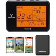 Swing Caddie SC300i Golf Launch Monitor Bundle - Measures Carry/Total Distance, Smash Factor, Apex, Ball Speed - Official Accessories Bundles - Choose from Protective Case, Charger, Gift