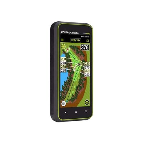  SkyCaddie SX400 Handheld Golf GPS Power Bundle | with PlayBetter Portable Charger & Protective Hard Case | Rugged, Touchscreen, 4