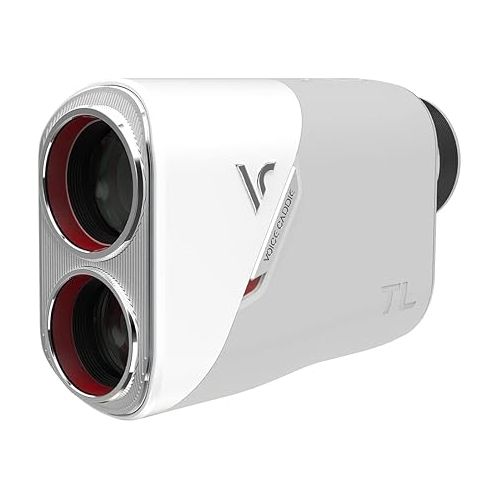  Voice Caddie TL1 Golf Rangefinder with Slope - Laser Distance Measure Device with Pin Tracer, V-Algorithm, 6X Mag & 2-Color OLED