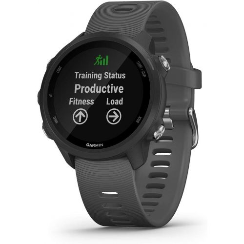  Garmin Forerunner 245 (Slate Gray) GPS Running Watch Power Bundle with PlayBetter Portable Charger & Tempered Glass (x2) Workouts, Training Status, Heart Rate Running Smartwatch 01