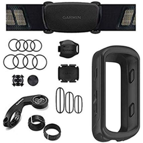  PlayBetter Garmin Edge 530 (Sensor Bundle) GPS Bike Computer with HRM, Speed/Cadence Sensors, Silicone Case (Black) & Tempered Glass Cycle Maps, VO2 Max, Popularity Routing Cycling Computer 0