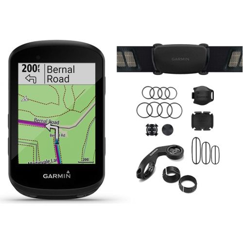  PlayBetter Garmin Edge 530 (Sensor Bundle) GPS Bike Computer with HRM, Speed/Cadence Sensors, Silicone Case (Black) & Tempered Glass Cycle Maps, VO2 Max, Popularity Routing Cycling Computer 0