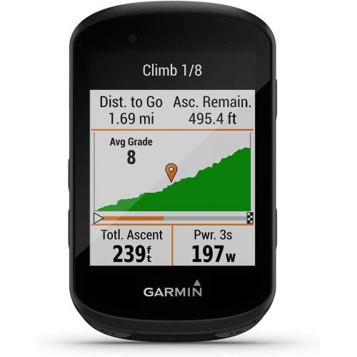  PlayBetter Garmin Edge 530 (Sensor Bundle) GPS Bike Computer with HRM, Speed/Cadence Sensors, Silicone Case (Black) & Tempered Glass Cycle Maps, VO2 Max, Popularity Routing Cycling Computer 0