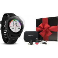 Garmin Forerunner 935 (Black) Gift Box Bundle Includes HD Screen Protectors Film (x4), PlayBetter USB Car/Wall Adapters, Protective Case GPS Multi-Sport Running Watch, Wrist HR Bla