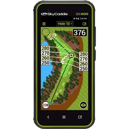  [아마존베스트]SkyCaddie SX500 Power Bundle | +PlayBetter Portable Charger & Protective Hard Case | Rugged, Touchscreen, 5 Display, 35,000 Maps | Handheld Golf GPS