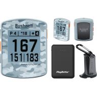 Bushnell Phantom 2 (Gray Camo) GPS Golf Handheld Power Bundle with PlayBetter Portable Charger Distance Rangefinder Device Built-in Magnetic Mount, 38,000+ Courses, Accurate Distan