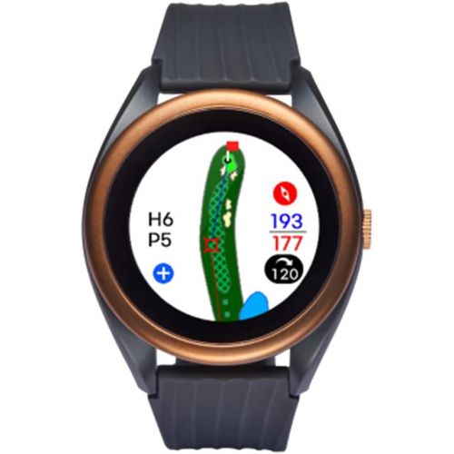  Voice Caddie T8 Golf GPS Watch Power Bundle Includes PlayBetter Portable Charger & HD Screen Protectors Golf Distance Rangefinder Green Undulation, V-Algorithm Color Touchscreen