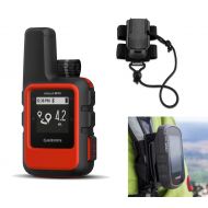 PlayBetter Garmin inReach Mini (Orange) Satellite Communicator Bundle with Hiking Backpack Tether | Belt, Carabiner Clip | Hiking GPS, Small, Rugged, Waterproof, GEOS Emergency Response