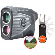 Bushnell Pro XE Golf Laser Rangefinder with Bushnell & PlayBetter Pitchfix Divot Tool | 201950 | BITE Magnetic Cart Mount, 500+ Yards Accuracy, Slope + Elements, Red OLED | Officia