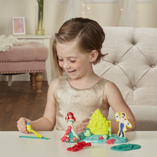  Play-Doh Disney Under The Sea Wedding with Ariel & 4 Cans of Dough