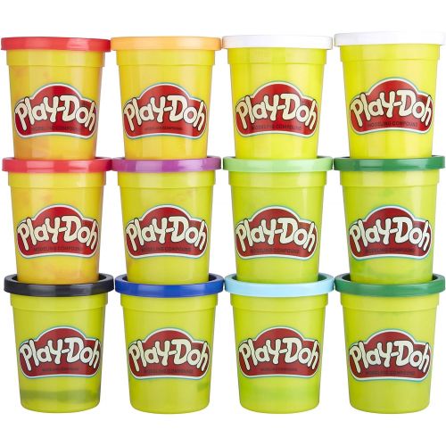  [아마존베스트]Play-Doh Bulk Winter Colors 12-Pack of Non-Toxic Modeling Compound, 4-Ounce Cans