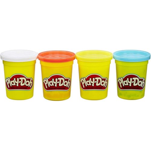  [아마존베스트]Play-Doh HASB5517BAMZ 4-Pack of Colors Gift Set Bundle (12 Cans-48 Oz)