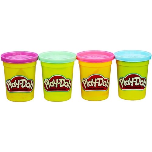  [아마존베스트]Play-Doh HASB5517BAMZ 4-Pack of Colors Gift Set Bundle (12 Cans-48 Oz)