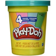 [아마존베스트]Play-Doh 2-Lb. Bulk Super Can of Non-Toxic Modeling Compound with 4 Modern Colors - Light Blue, Green, Orange, & Pink