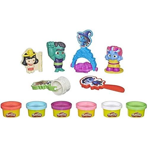  [아마존베스트]Play-Doh Super Monsters Moonlight Magic Toolset with 6 Non-Toxic Colors