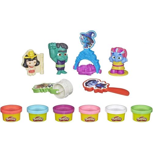  [아마존베스트]Play-Doh Super Monsters Moonlight Magic Toolset with 6 Non-Toxic Colors