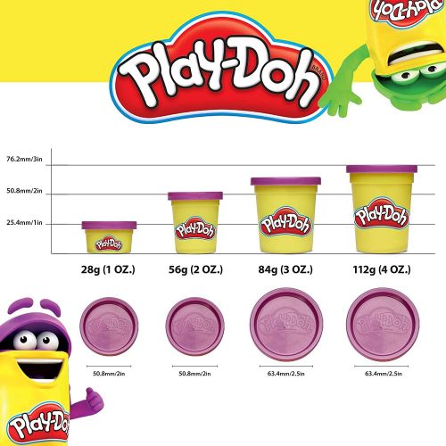  Play-Doh Modeling Compound 10 Pack Case of Colors, Non-Toxic, Assorted Colors, 2 Oz Cans, Ages 2 & Up, (Amazon Exclusive), Multicolor
