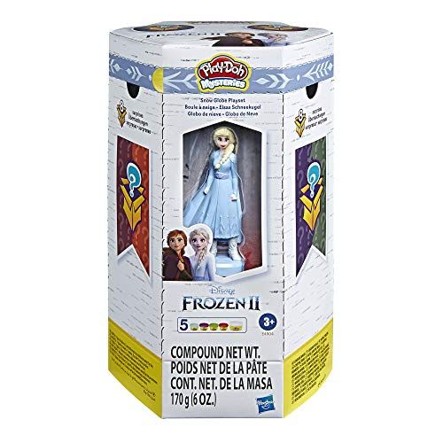  Play-Doh Mysteries Disney Frozen 2 Snow Globe Playset Surprise Toy with 5 Non-Toxic Colors