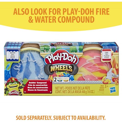  Play-Doh Wheels Firetruck Toy with 5 Non-Toxic Colors Including Play-Doh Water Compound