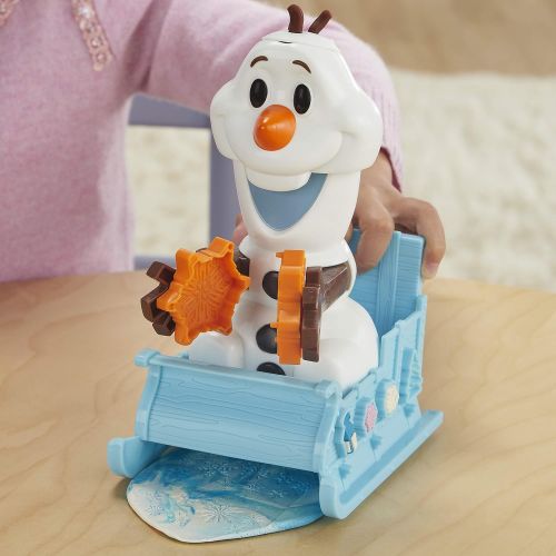  Play Doh Featuring Disney Frozen Olafs Sleigh Ride Toy with 5 Non Toxic Colours