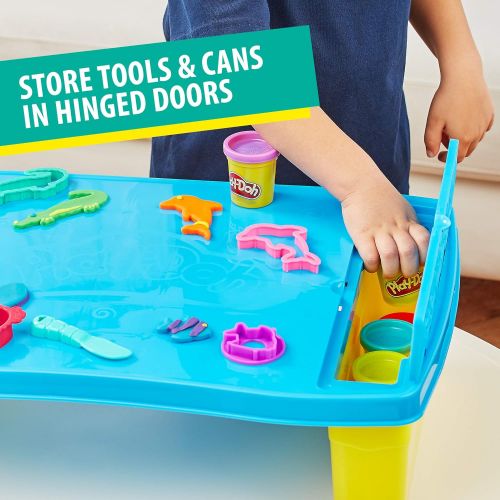  [아마존베스트]Play-Doh Play n Store Table, Arts & Crafts, Activity Table, Ages 3 and up