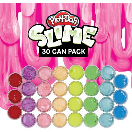  [아마존베스트]Play-Doh Slime 30 Can Pack - Assorted Rainbow Colors For Ages 3 & Up (Amazon Exclusive)