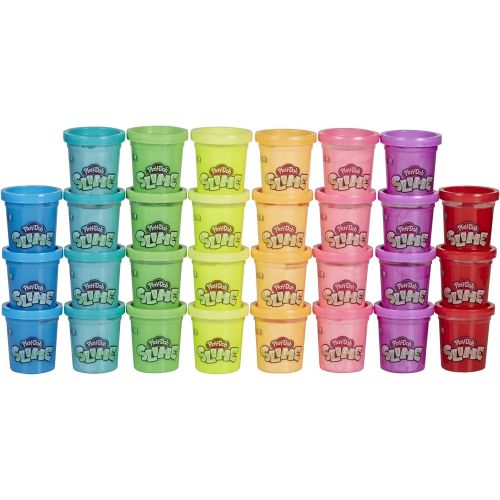  [아마존베스트]Play-Doh Slime 30 Can Pack - Assorted Rainbow Colors For Ages 3 & Up (Amazon Exclusive)