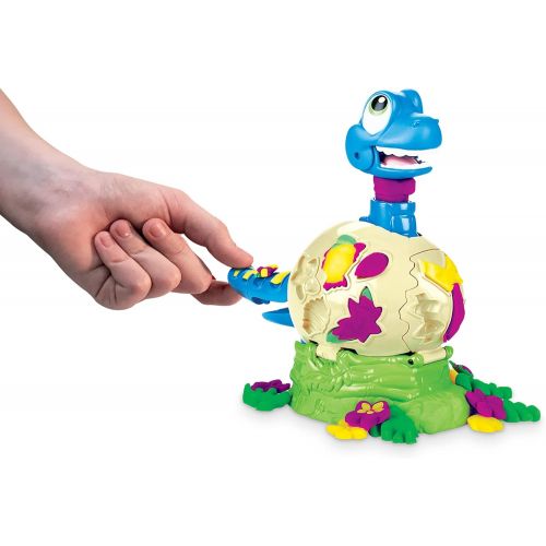  [아마존베스트]Play-Doh Dino Crew Growin Tall Bronto Toy Dinosaur for Kids 3 Years and Up with 2 Eggs, 2.5 Ounces Each, Non-Toxic