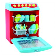 PlayGo Kitchen Dishwasher Battery Operated Toy Doll Kitchen Playset w/ Lights, Sounds Pretend Play Toy for 2-3 Years & Up