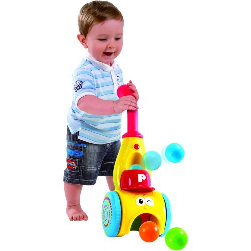  PlayGo Baby Push Walker & Whirl Scoop A Ball Launcher Walker Toddler Music Walking Push Toy Early Education Toy for 12 Months+ Old