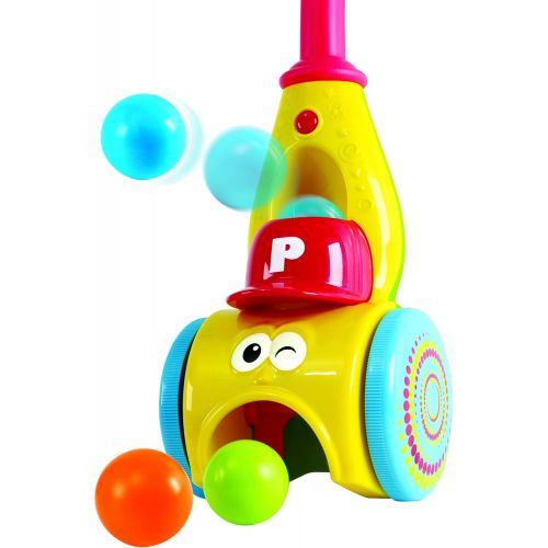  PlayGo Baby Push Walker & Whirl Scoop A Ball Launcher Walker Toddler Music Walking Push Toy Early Education Toy for 12 Months+ Old